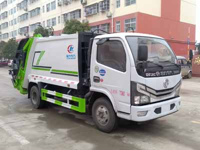 國六東風5方壓縮式垃圾車